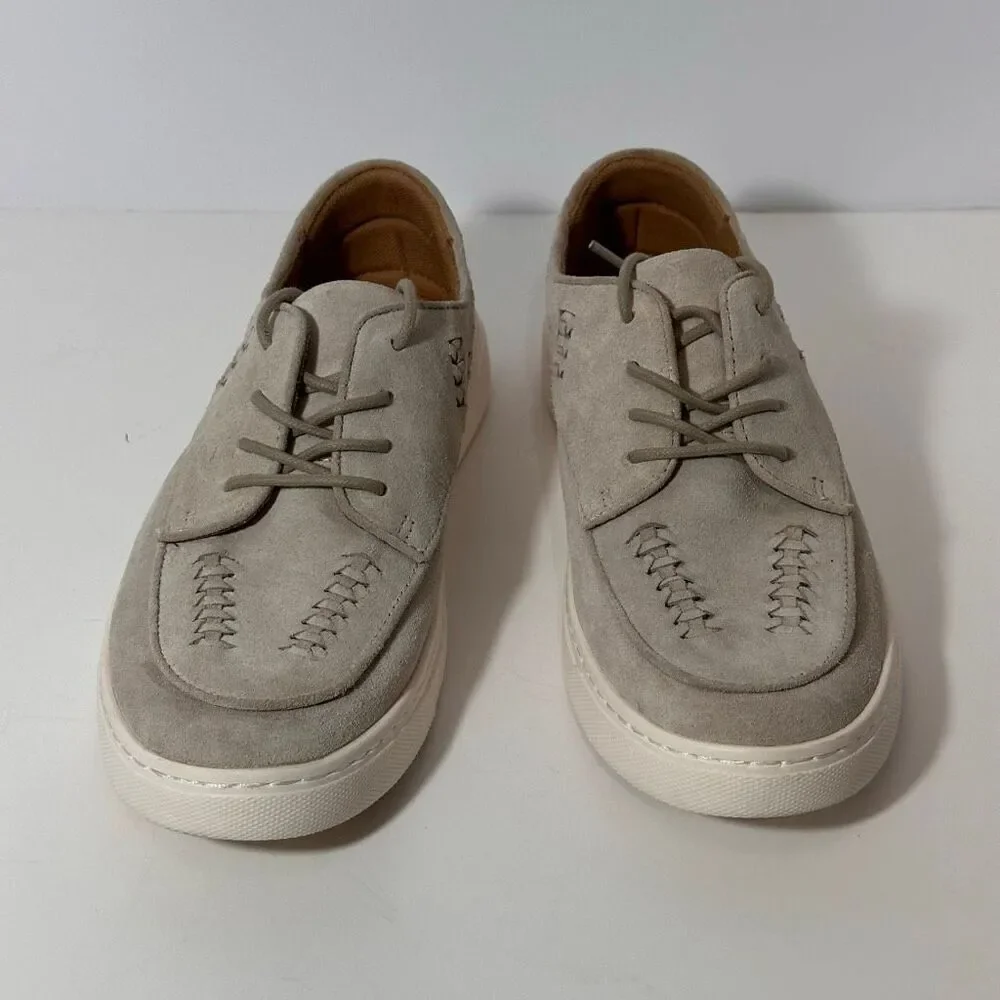Comfortiva Align Thayer Natural Suede Leather Sneakers Gray | Women Size 9.5